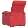 Sillón de majaje elevable eléctrico cuero artificial rojo en Sillones | Comprar online en Foru.es