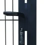 Individuelles 2D-Zauntor Anthrazitgrau 106x210 cm von vidaXL, Gartentore - Ref: Foro24-141744, Preis: 195,02 €, Rabatt: %