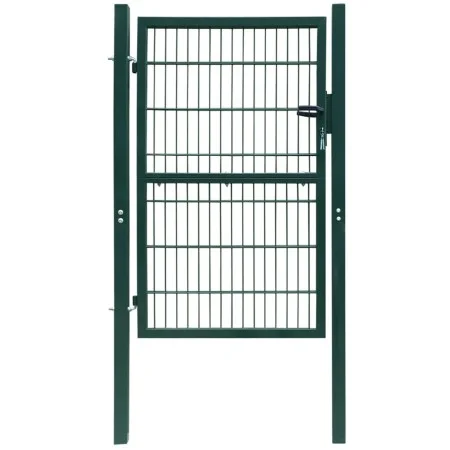 Green individual 2D fence gate 106x230 cm by vidaXL, garden gates - Ref: Foro24-141752, Price: 208,86 €, Discount: %