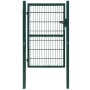 Cancela de valla 2D individual verde 106x230 cm de vidaXL, Puertas de jardín - Ref: Foro24-141752, Precio: 213,53 €, Descuent...