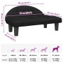 Cama para perros de terciopelo negra 70x52x30 cm en Camas para perros | Comprar online en Foru.es