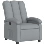 Sillón reclinable eléctrico tela gris claro en Sillones | Comprar online en Foru.es