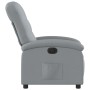 Sillón reclinable eléctrico tela gris claro en Sillones | Comprar online en Foru.es