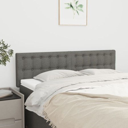 Cabeceros 2 unidades tela gris oscuro 72x5x78/88 cm de , Cabeceros y pies de cama - Ref: Foro24-346457, Precio: 67,70 €, Desc...