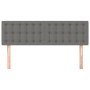 Cabeceros 2 unidades tela gris oscuro 72x5x78/88 cm de , Cabeceros y pies de cama - Ref: Foro24-346457, Precio: 67,70 €, Desc...