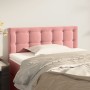 Cabecero de terciopelo rosa 80x5x78/88 cm de , Cabeceros y pies de cama - Ref: Foro24-346415, Precio: 38,43 €, Descuento: %