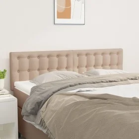 Kopfteile 2 Einheiten Cappuccino-Kunstleder 72x5x78/88 cm von , Kopf- und Fußteile - Ref: Foro24-346469, Preis: 66,54 €, Raba...