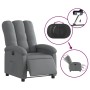 Sillón reclinable eléctrico de tela gris oscuro en Sillones | Comprar online en Foru.es