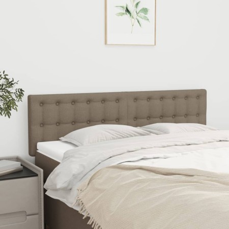 Cabeceros 2 unidades tela gris taupe 72x5x78/88 cm de , Cabeceros y pies de cama - Ref: Foro24-346460, Precio: 58,65 €, Descu...