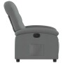 Sillón reclinable eléctrico de tela gris oscuro en Sillones | Comprar online en Foru.es
