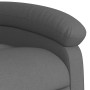 Sillón reclinable eléctrico de tela gris oscuro en Sillones | Comprar online en Foru.es