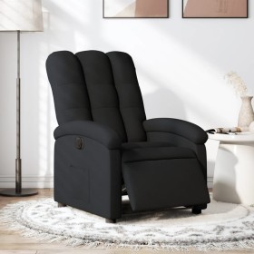 Sillón reclinable eléctrico de tela negro en Sillones | Comprar online en Foru.es