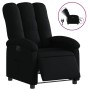 Sillón reclinable eléctrico de tela negro en Sillones | Comprar online en Foru.es