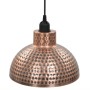 Lámparas de techo semiesféricas 2 unidades color cobre de vidaXL, Lámparas - Ref: Foro24-242556, Precio: 66,76 €, Descuento: %