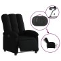 Sillón reclinable eléctrico de tela negro en Sillones | Comprar online en Foru.es