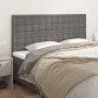 Headboards 4 units of gray synthetic leather 80x5x78/88 cm by , Headboards and footboards - Ref: Foro24-3116432, Price: 111,0...