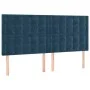 Kopfteile 4 Einheiten aus dunkelblauem Samt 80x5x78/88 cm von , Kopf- und Fußteile - Ref: Foro24-3116824, Preis: 125,26 €, Ra...