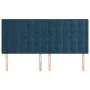 Kopfteile 4 Einheiten aus dunkelblauem Samt 80x5x78/88 cm von , Kopf- und Fußteile - Ref: Foro24-3116824, Preis: 125,26 €, Ra...
