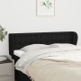 Cabecero de tela negro 147x23x78/88 cm de , Cabeceros y pies de cama - Ref: Foro24-3117578, Precio: 76,53 €, Descuento: %