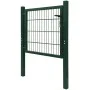 Green individual 2D fence gate 106x130 cm by vidaXL, garden gates - Ref: Foro24-141747, Price: 157,76 €, Discount: %