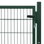 Cancela de valla 2D individual verde 106x130 cm de vidaXL, Puertas de jardín - Ref: Foro24-141747, Precio: 161,05 €, Descuent...