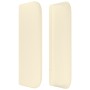 Cabecero de cuero sintético color crema 83x16x78/88 cm de , Cabeceros y pies de cama - Ref: Foro24-3118842, Precio: 51,46 €, ...