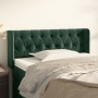 Cabecero de terciopelo verde oscuro 93x16x78/88 cm de , Cabeceros y pies de cama - Ref: Foro24-3119143, Precio: 66,01 €, Desc...