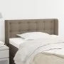 Taupe gray fabric headboard 93x16x78/88 cm by , Headboards and footboards - Ref: Foro24-3119188, Price: 54,63 €, Discount: %