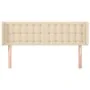 Kopfteil aus cremefarbenem Stoff, 147 x 16 x 78/88 cm von , Kopf- und Fußteile - Ref: Foro24-3119205, Preis: 63,11 €, Rabatt: %