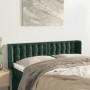 Cabecero de terciopelo verde oscuro 147x16x78/88 cm de , Cabeceros y pies de cama - Ref: Foro24-3119253, Precio: 80,49 €, Des...