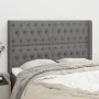 Headboard with dark gray fabric ears 147x16x118/128 cm by , Headboards and footboards - Ref: Foro24-3120013, Price: 129,55 €,...