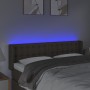 Cabecero con LED de tela gris taupe 147x16x78/88 cm de , Cabeceros y pies de cama - Ref: Foro24-3123672, Precio: 75,06 €, Des...