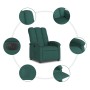 Sillón reclinable eléctrico tela verde oscuro en Sillones | Comprar online en Foru.es