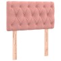 Cama box spring con colchón terciopelo rosa 80x200 cm de , Camas y somieres - Ref: Foro24-3131110, Precio: 306,60 €, Descuent...
