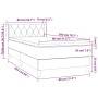 Cama box spring con colchón terciopelo rosa 80x200 cm de , Camas y somieres - Ref: Foro24-3131110, Precio: 306,60 €, Descuent...