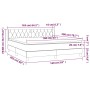 Cama box spring con colchón terciopelo verde oscuro 160x200 cm de , Camas y somieres - Ref: Foro24-3131150, Precio: 533,68 €,...