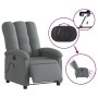 Sillón reclinable de masaje eléctrico tela gris oscuro en Sillones | Comprar online en Foru.es