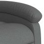 Sillón reclinable de masaje eléctrico tela gris oscuro en Sillones | Comprar online en Foru.es