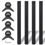 Patas de mesa ajustables en 4 alturas negro 710 mm de vidaXL, Patas para mesas - Ref: Foro24-242139, Precio: 47,73 €, Descuen...