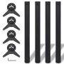 Patas de mesa ajustables en 4 alturas negro 710 mm de vidaXL, Patas para mesas - Ref: Foro24-242139, Precio: 51,92 €, Descuen...