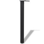 Patas de mesa ajustables en 4 alturas negro 710 mm de vidaXL, Patas para mesas - Ref: Foro24-242139, Precio: 47,73 €, Descuen...