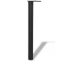 Patas de mesa ajustables en 4 alturas negro 710 mm de vidaXL, Patas para mesas - Ref: Foro24-242139, Precio: 51,92 €, Descuen...