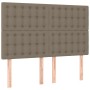 Cama box spring con colchón tela gris taupe 140x200 cm de , Camas y somieres - Ref: Foro24-3136921, Precio: 580,55 €, Descuen...