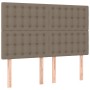 Cama box spring con colchón tela gris taupe 140x200 cm de , Camas y somieres - Ref: Foro24-3137481, Precio: 573,41 €, Descuen...