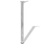 4 Patas de mesa ajustables en alturas 870 mm color cromo de vidaXL, Patas para mesas - Ref: Foro24-242134, Precio: 61,60 €, D...