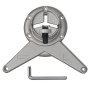 4 Patas de mesa ajustables en alturas 870 mm color cromo de vidaXL, Patas para mesas - Ref: Foro24-242134, Precio: 58,20 €, D...
