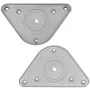 4 Patas de mesa ajustables en alturas 710 mm color cromo de vidaXL, Patas para mesas - Ref: Foro24-242142, Precio: 45,76 €, D...