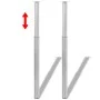 2 Patas Telescópicas para Mesa 710mm-1100mm (Color Níquel Pulido) de vidaXL, Patas para mesas - Ref: Foro24-242152, Precio: 5...