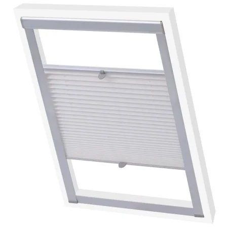 Persiana plisada blanca M08/308 de vidaXL, Persianas y estores - Ref: Foro24-131312, Precio: 36,40 €, Descuento: %