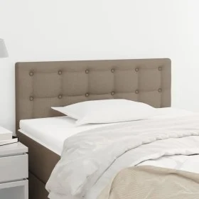Cabecero de tela gris taupe 90x5x78/88 cm de , Cabeceros y pies de cama - Ref: Foro24-346420, Precio: 46,49 €, Descuento: %
